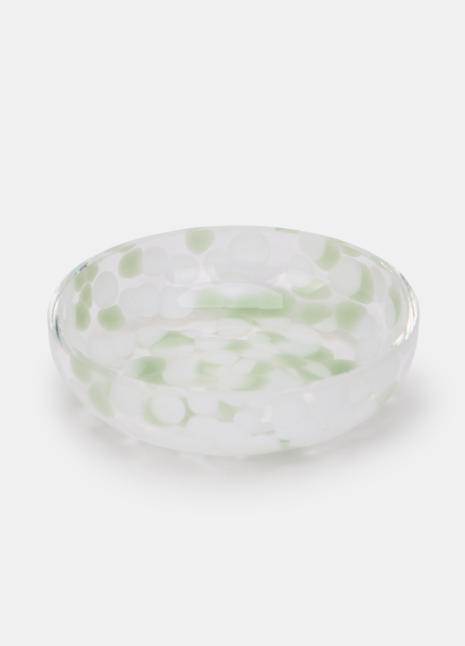 Piattino porta saponetta in vetro maculato_0