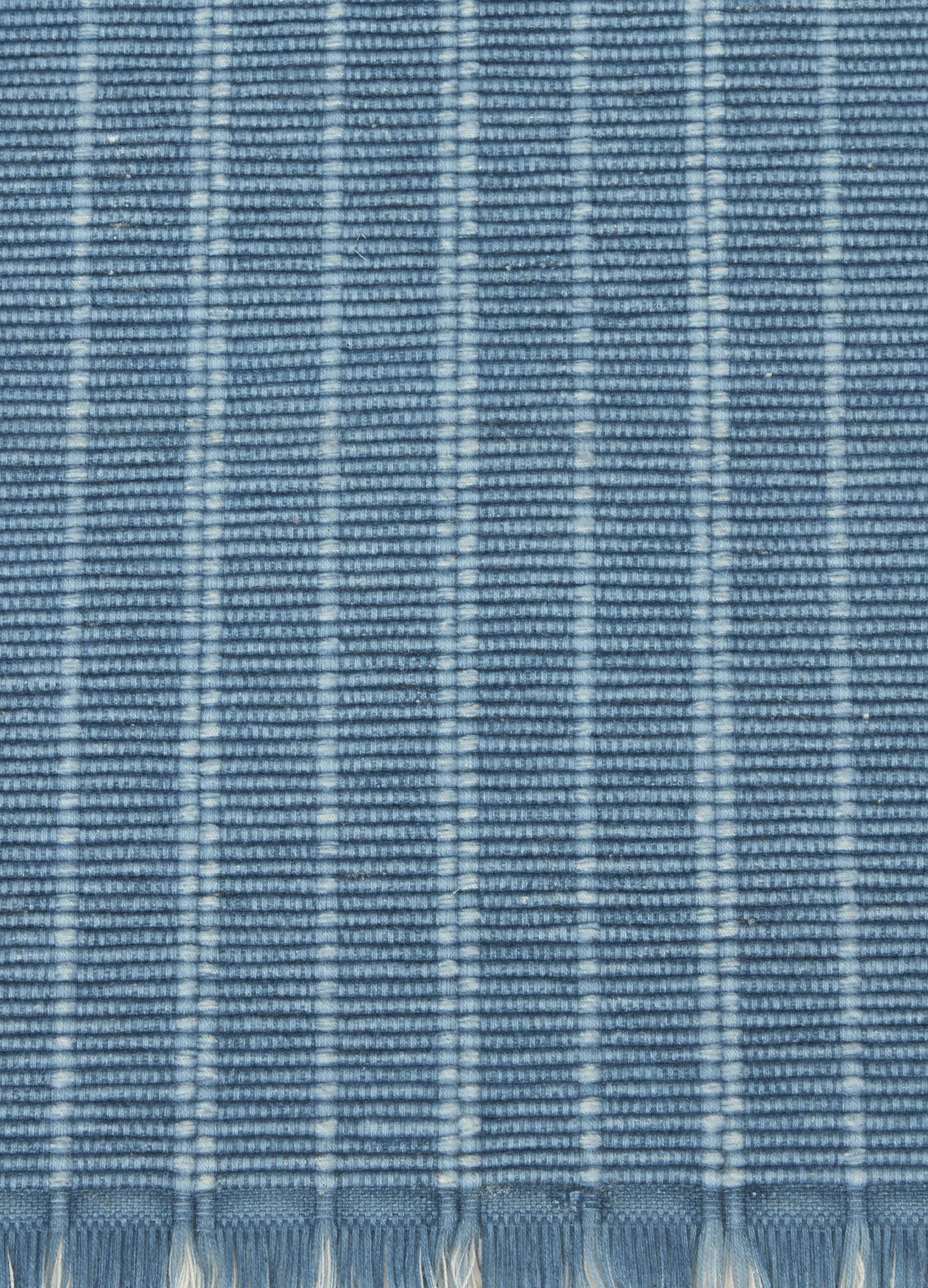 Runner in cotone con frange