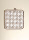 Checked cotton pot holder_1
