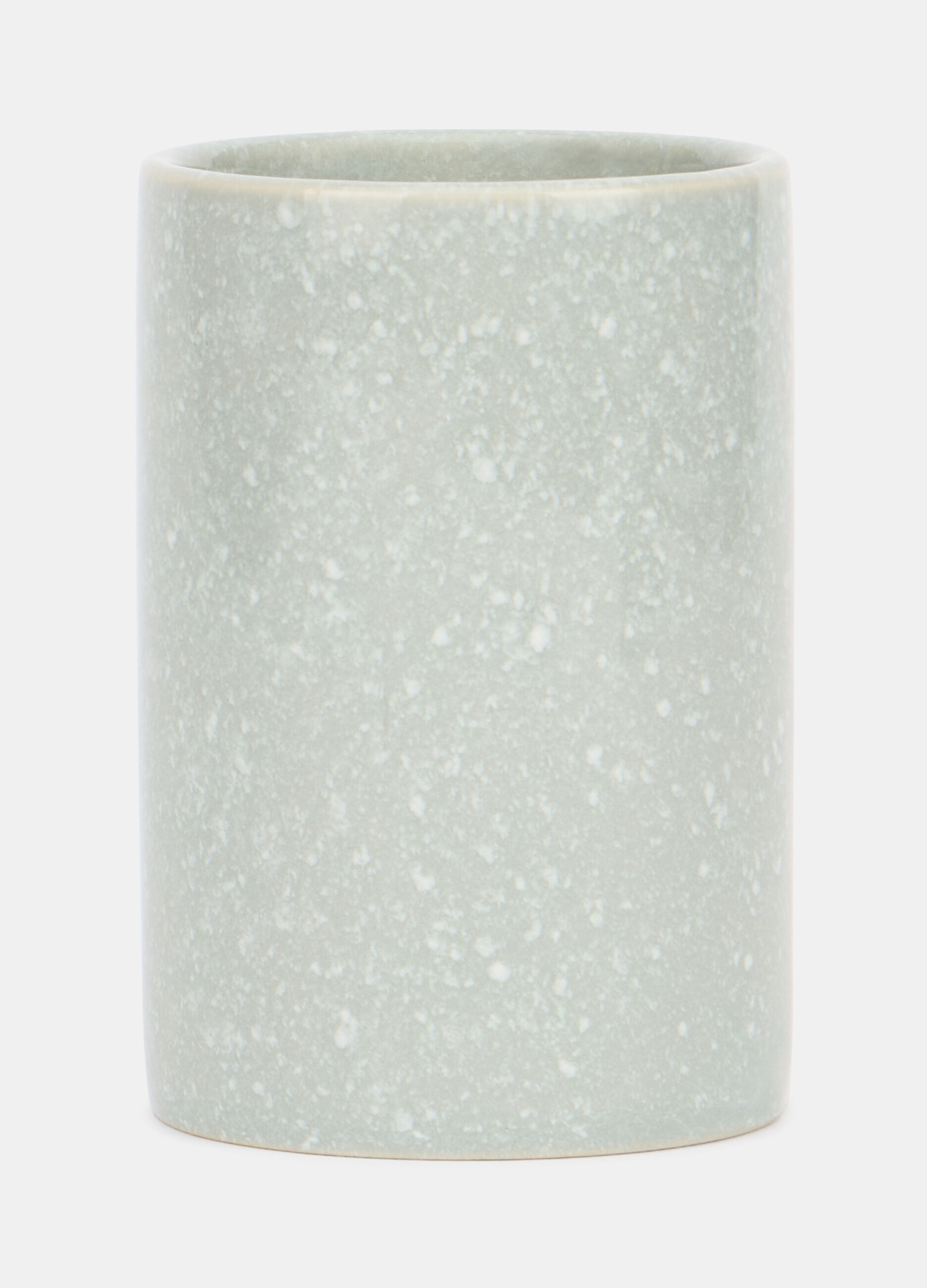 Portaspazzolini in ceramica effetto graniglia_0