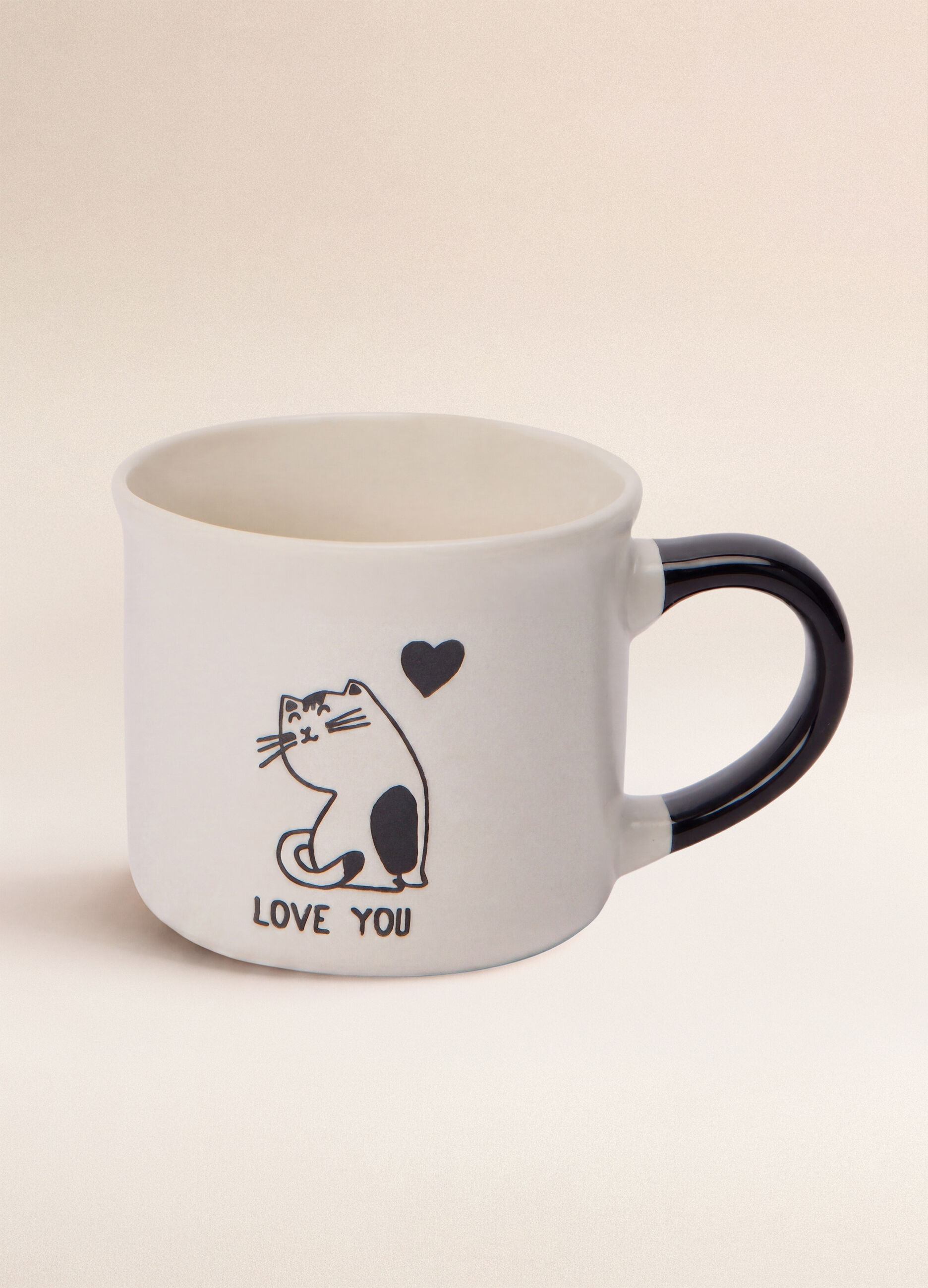 Tazzina in ceramica Love You gatto_0