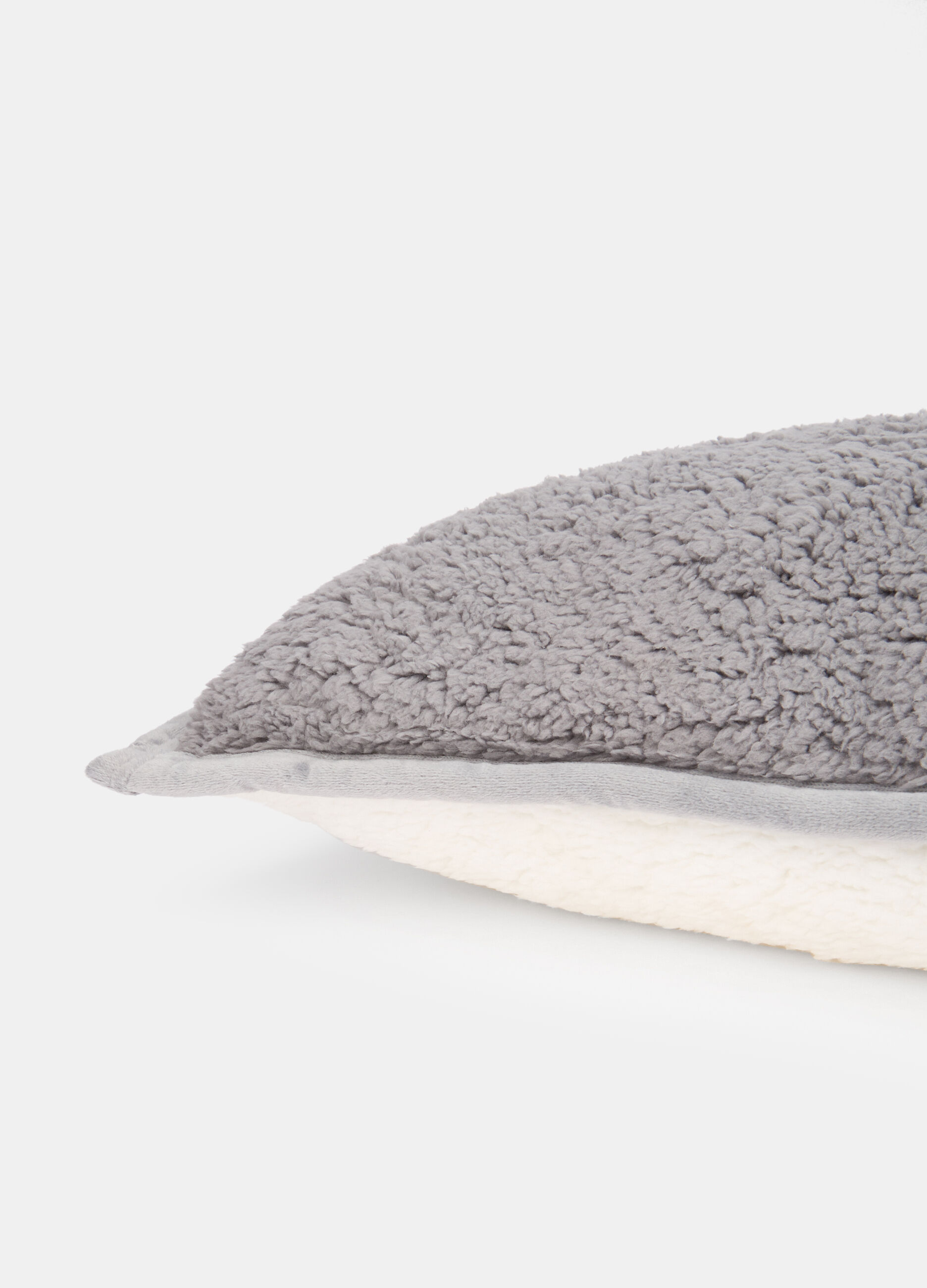 Cuscino quadrato effetto shearling_1