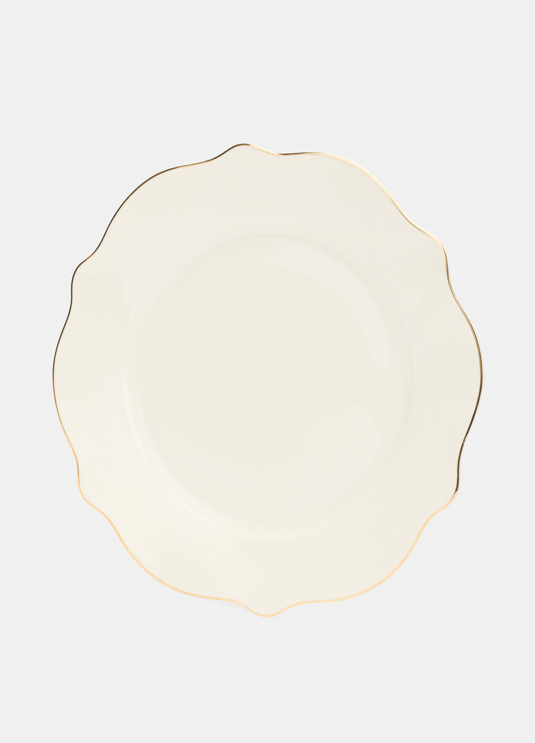 Piatto piano in porcellana bone china_0