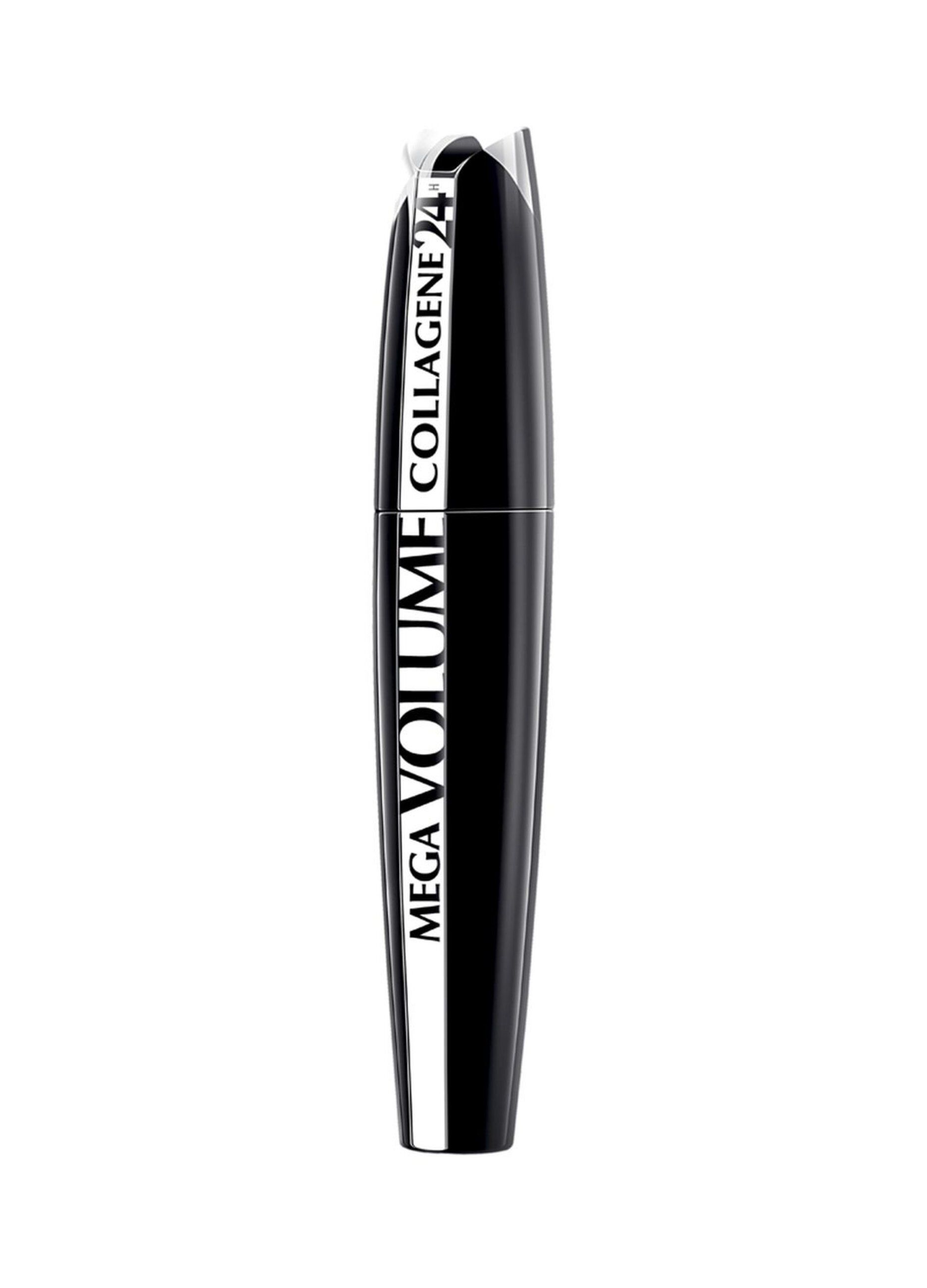 L'Oréal Paris Mascara Mega Volume Collagene, Lunga Durata, Volumizzante con Maxi Applicatore in Setole, Nero._0