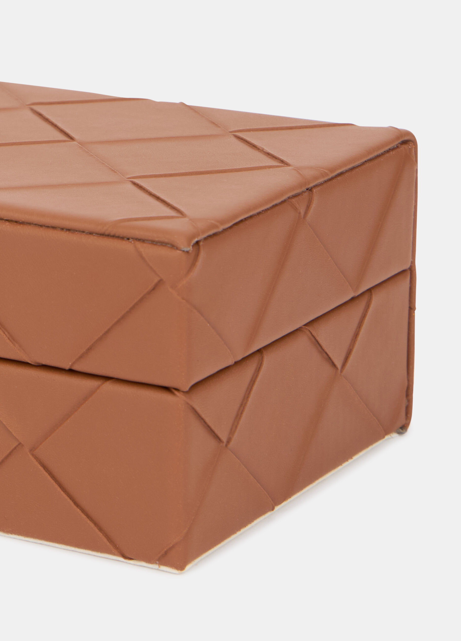 Scatola grande in ECOpelle intrecciata_1