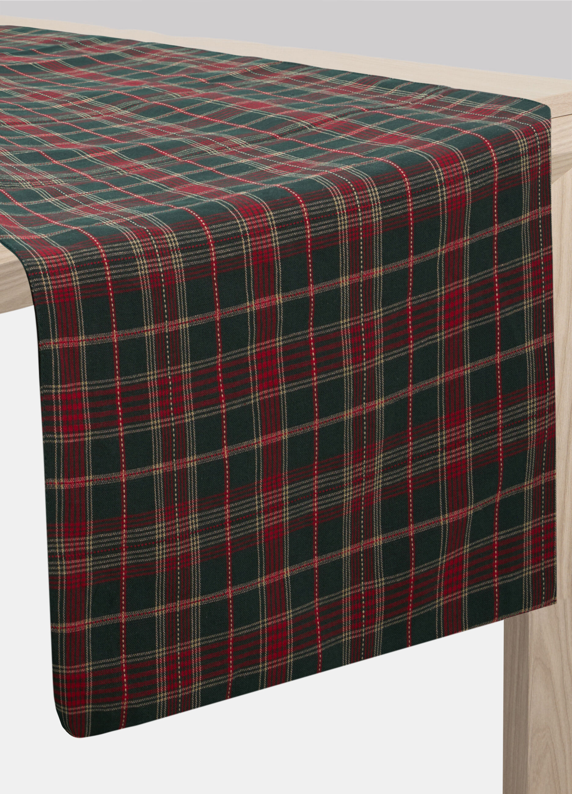 Runner in cotone tartan_0