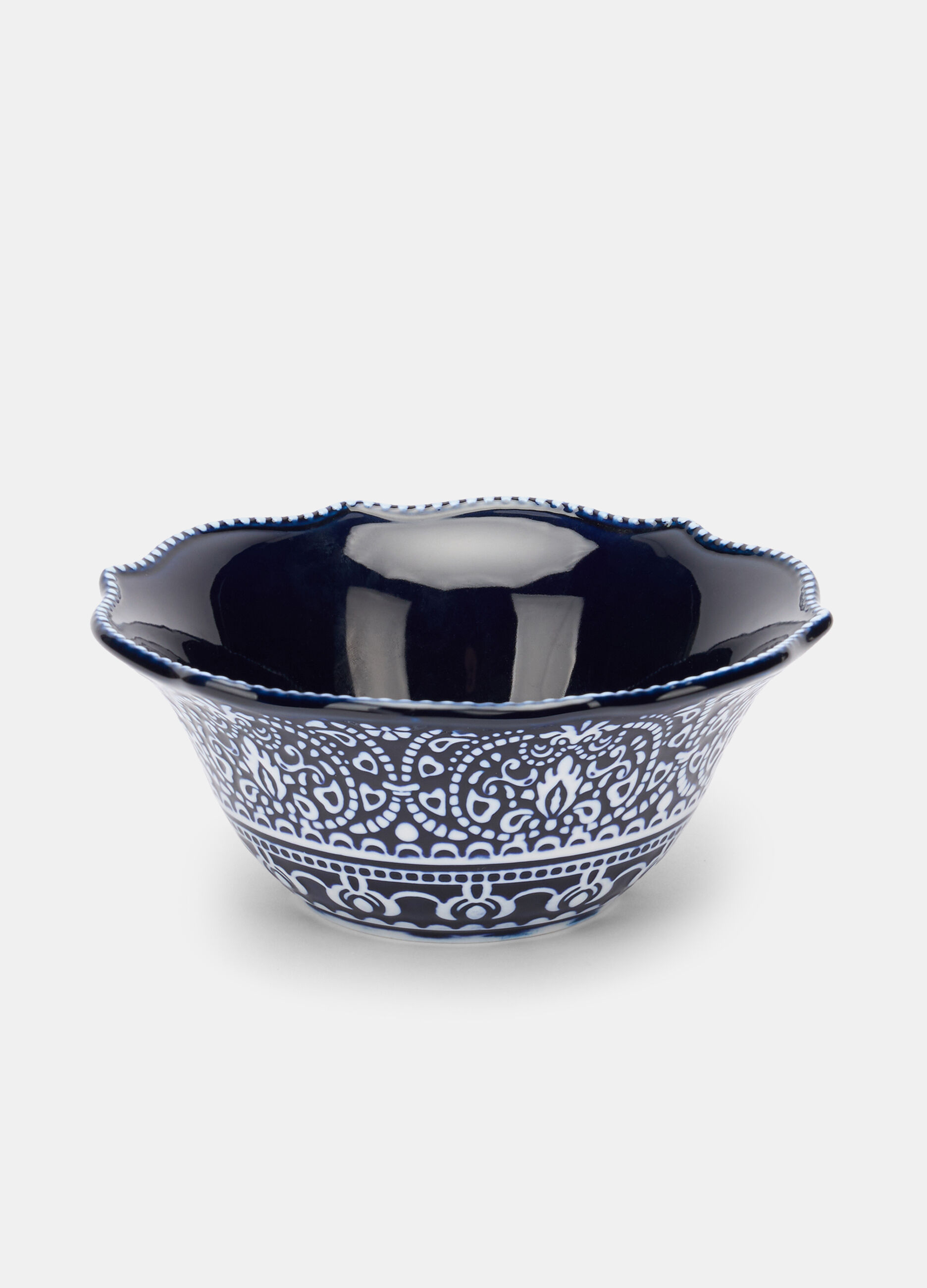 Medium decorated ceramic bowl_0