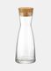 Glass carafe with cork stopper_0