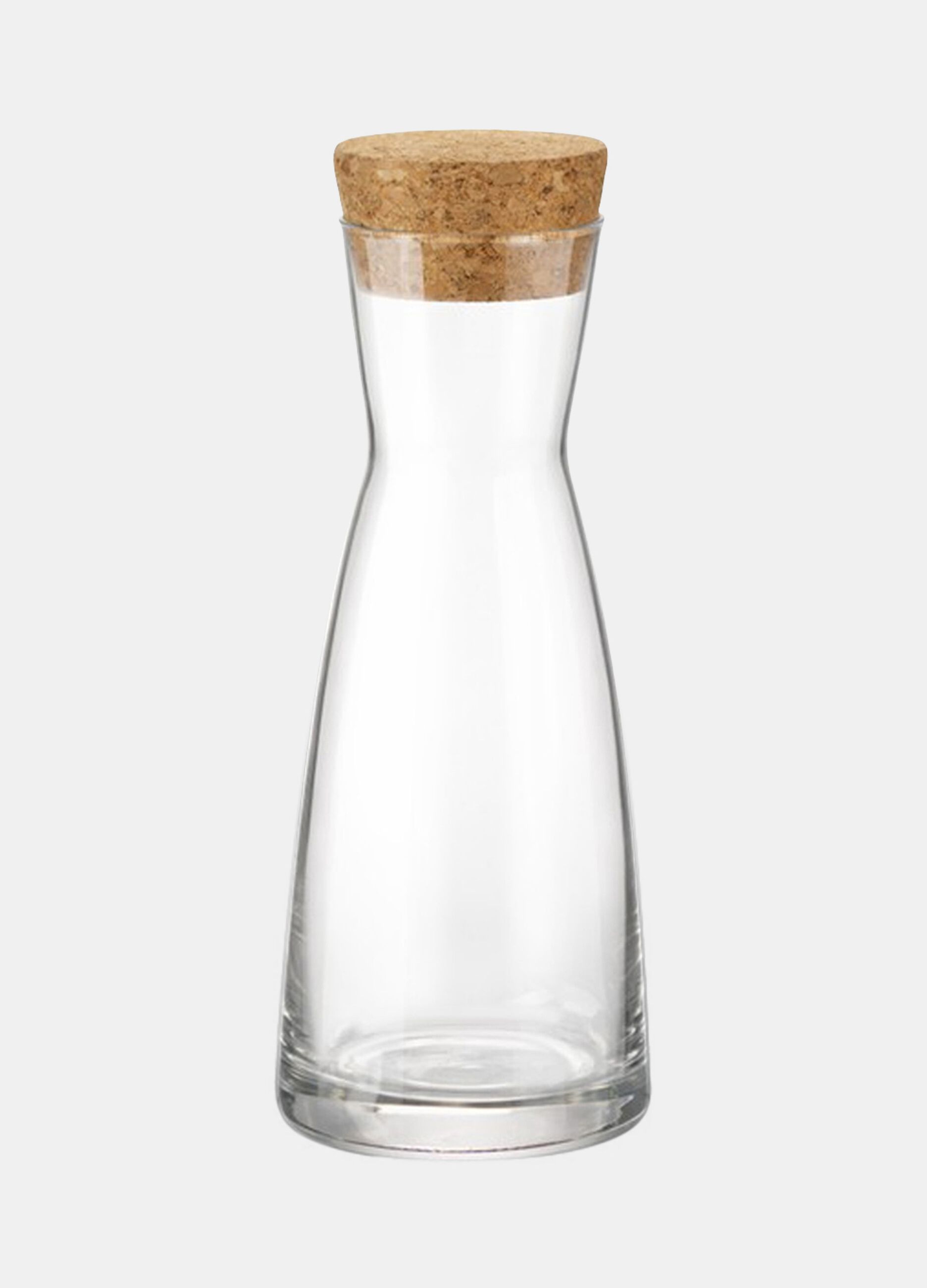 Caraffa di vetro con tappo in sughero_0