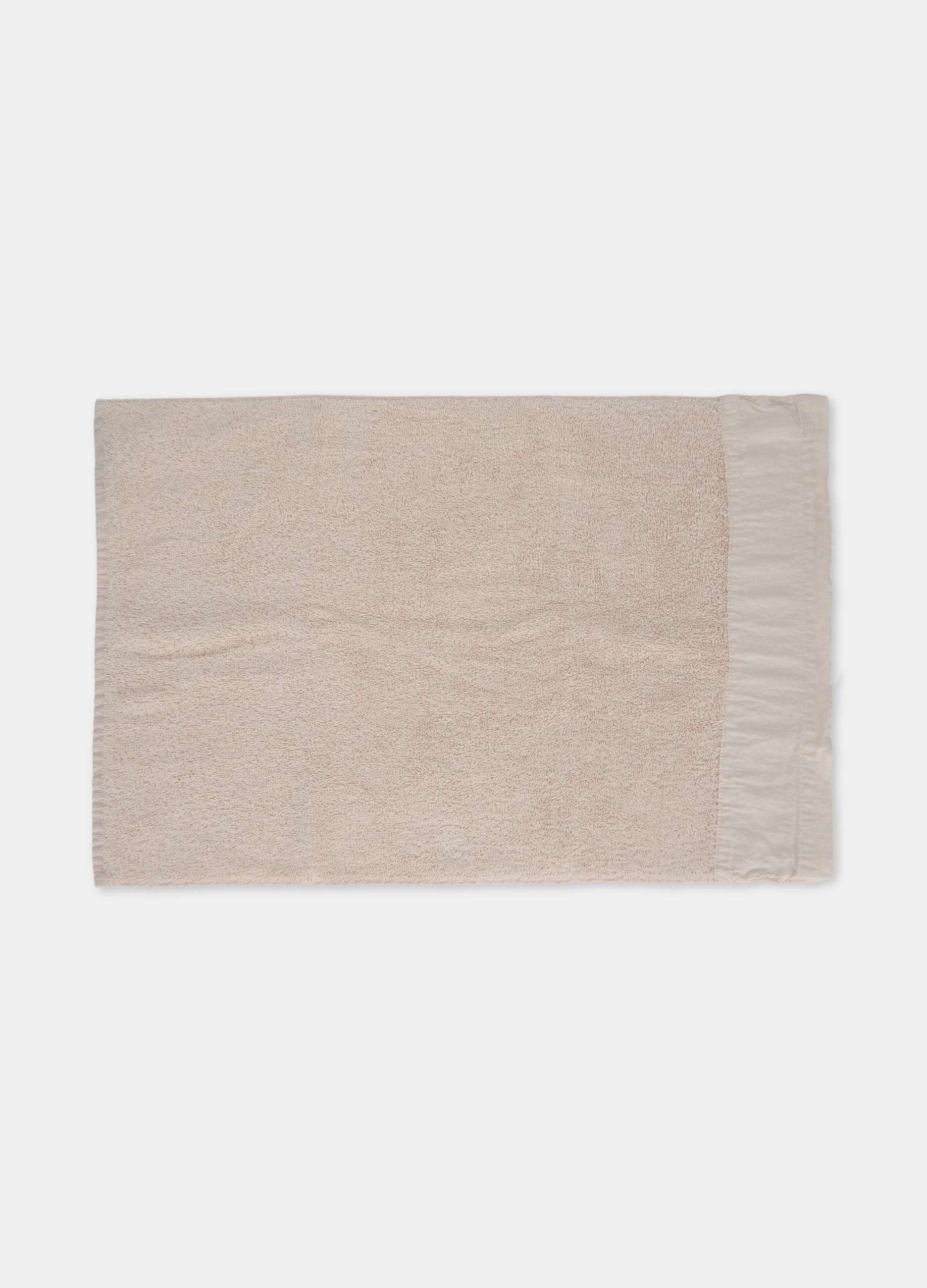 Asciugamano ospiti in cotone con fascia liscia_1