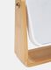 Rectangular mirror with bamboo base_1