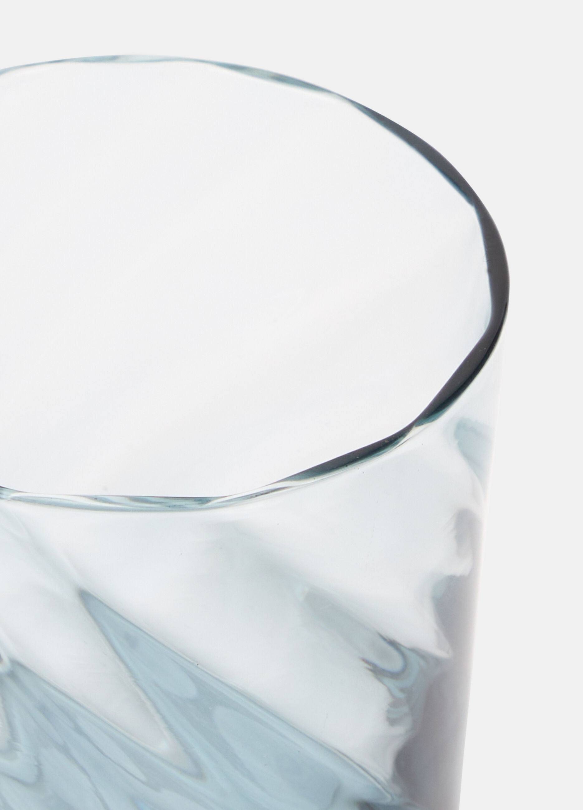 Bicchieri torchon in vetro colorato