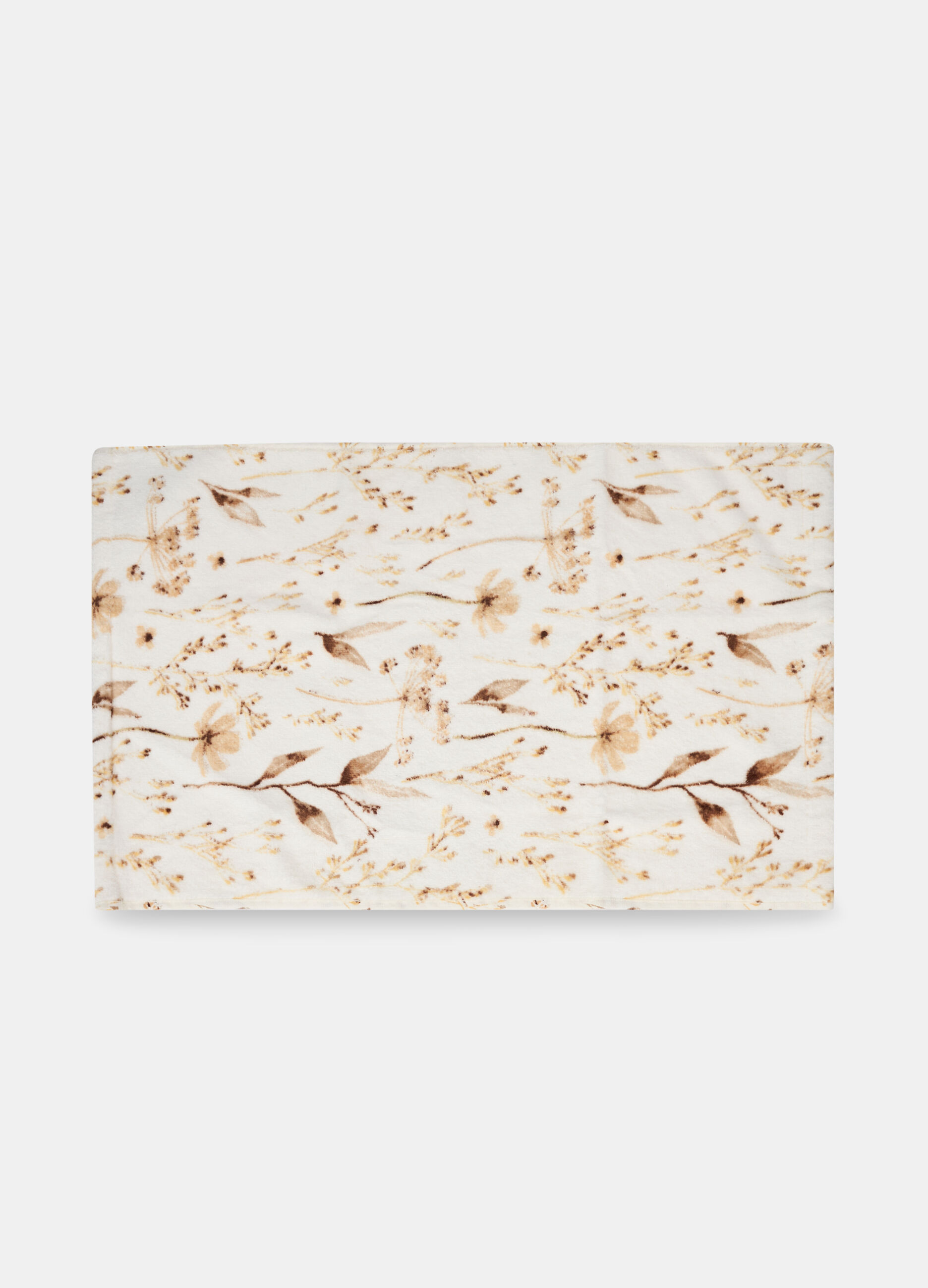 Asciugamano mani con stampa botanica_1