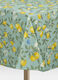 Tovaglia rotonda in cotone con stampa limoni_0