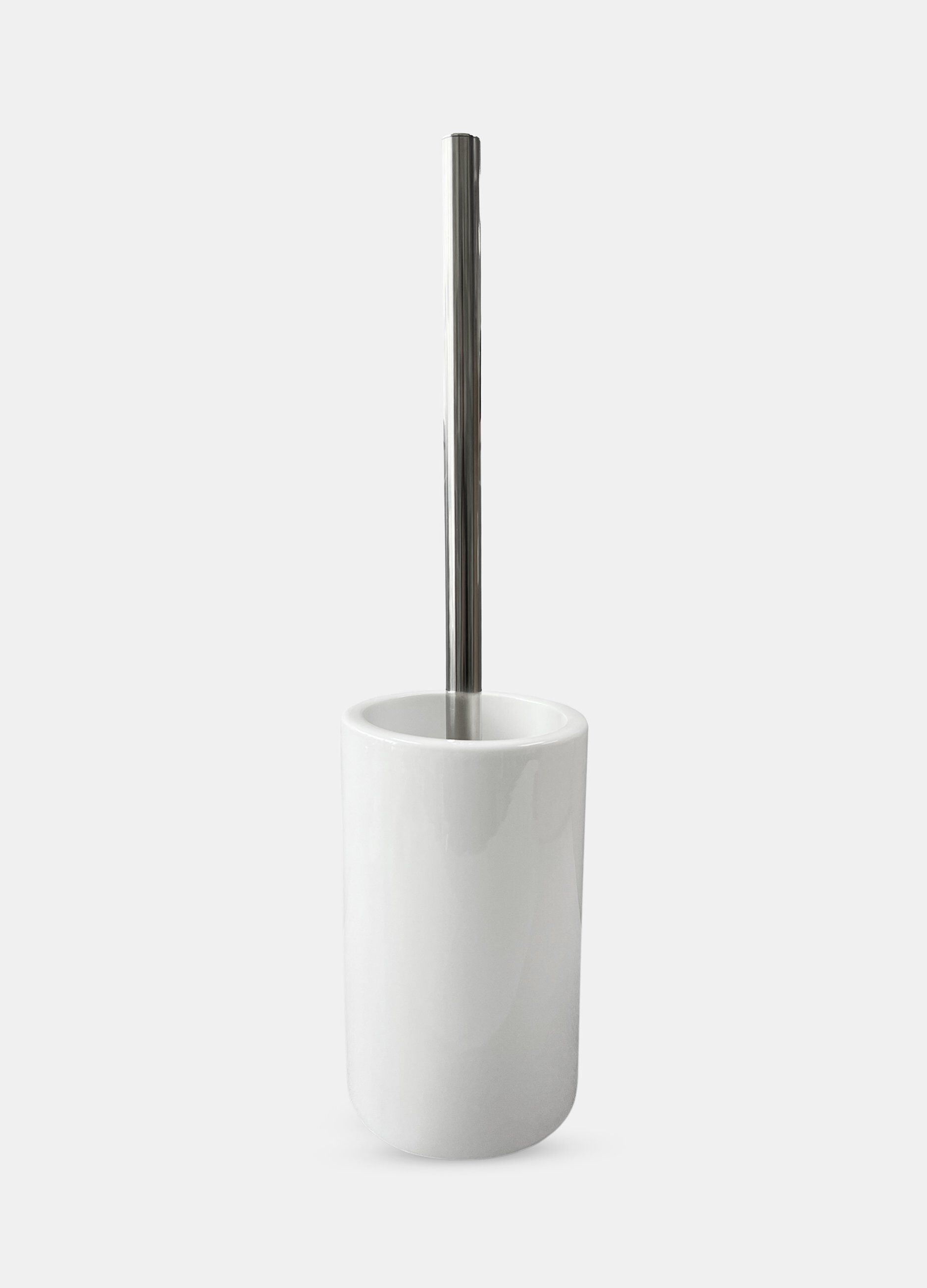 White toilet brush holder_0