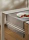 Cotton table runner with fringe trim_0