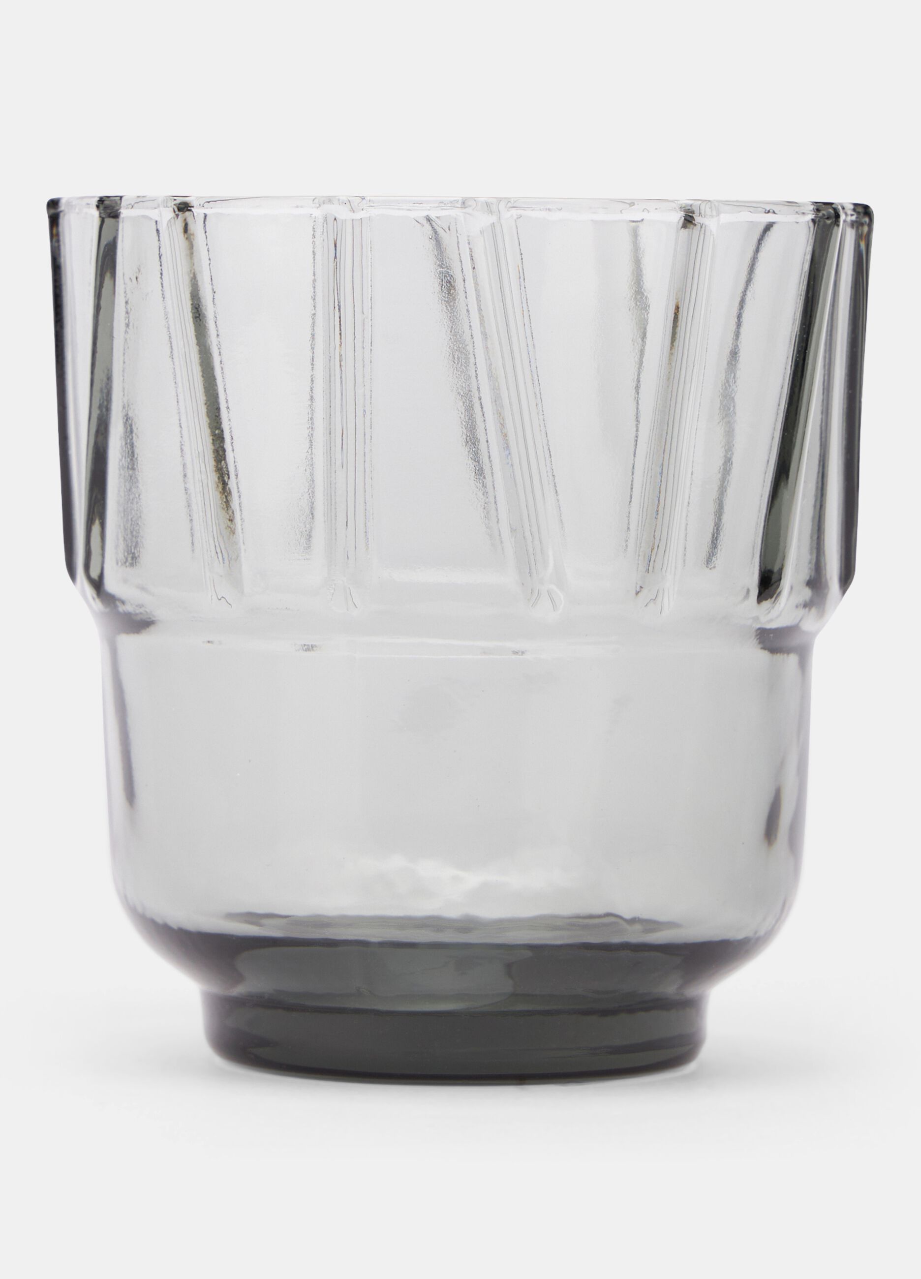 Bicchiere in vetro lavorato_0