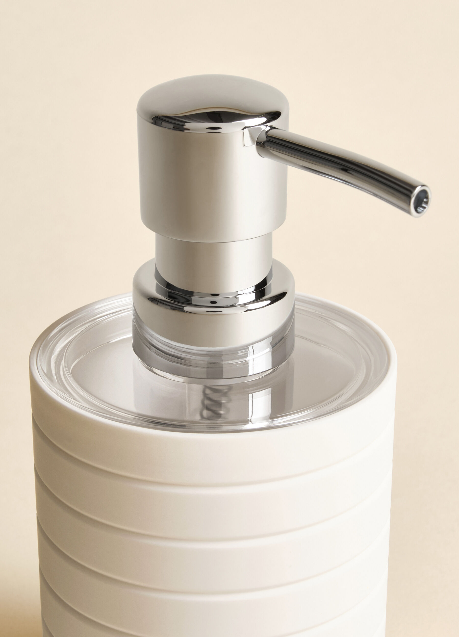Dispenser sapone a righe in plastica