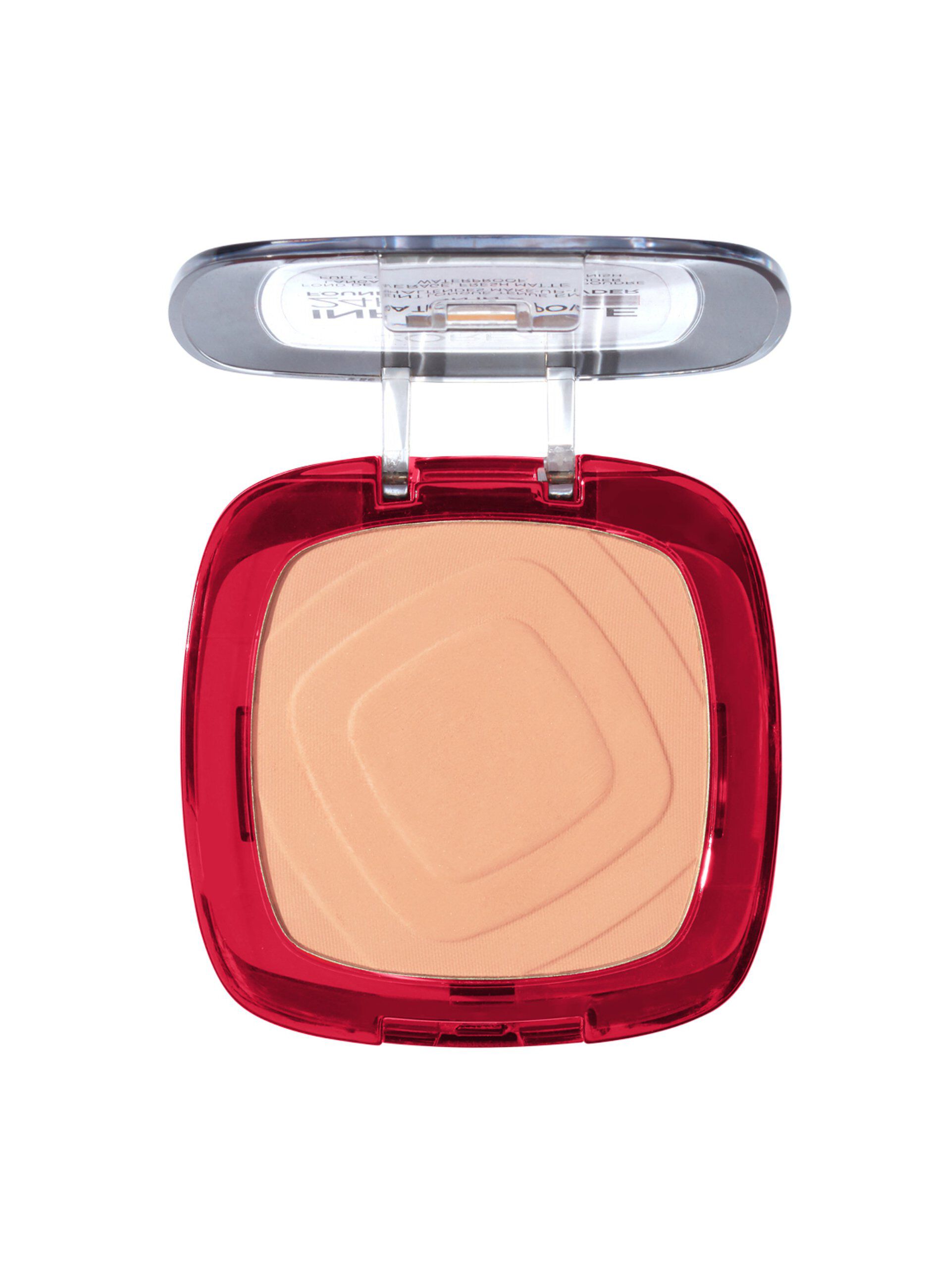 L'Oréal Paris Fondotinta compatto Infaillible 24H Fresh Wear, Formula in Polvere a Lunga Tenuta, Mask-Friendly, Low-Transfer e Waterproof, Copre come un fondotinta e opacizza come una polvere, 245 Miel Dore/Golden Honey._1