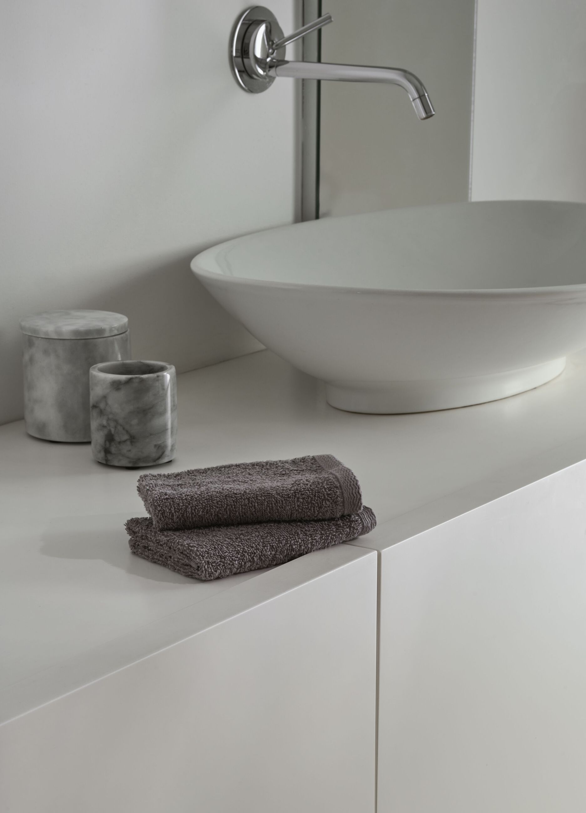 Set of 2 face cloths in 100% cotton_0