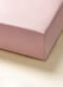 Double bed fitted sheet in 100% cotton satin tc221_1