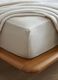 Double bed fitted sheet in 100% cotton satin_3
