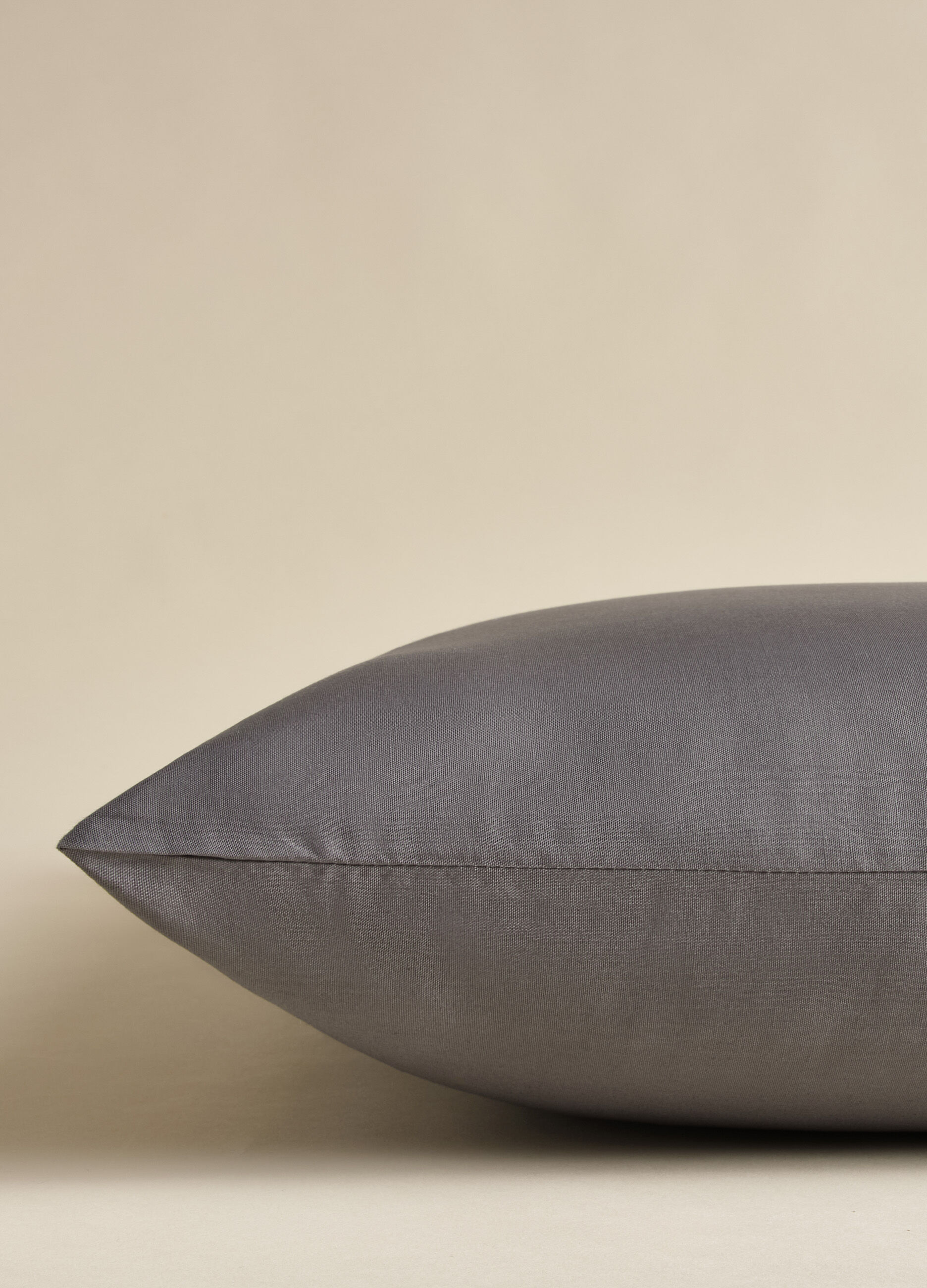 Mélange-effect cotton pillow case_2