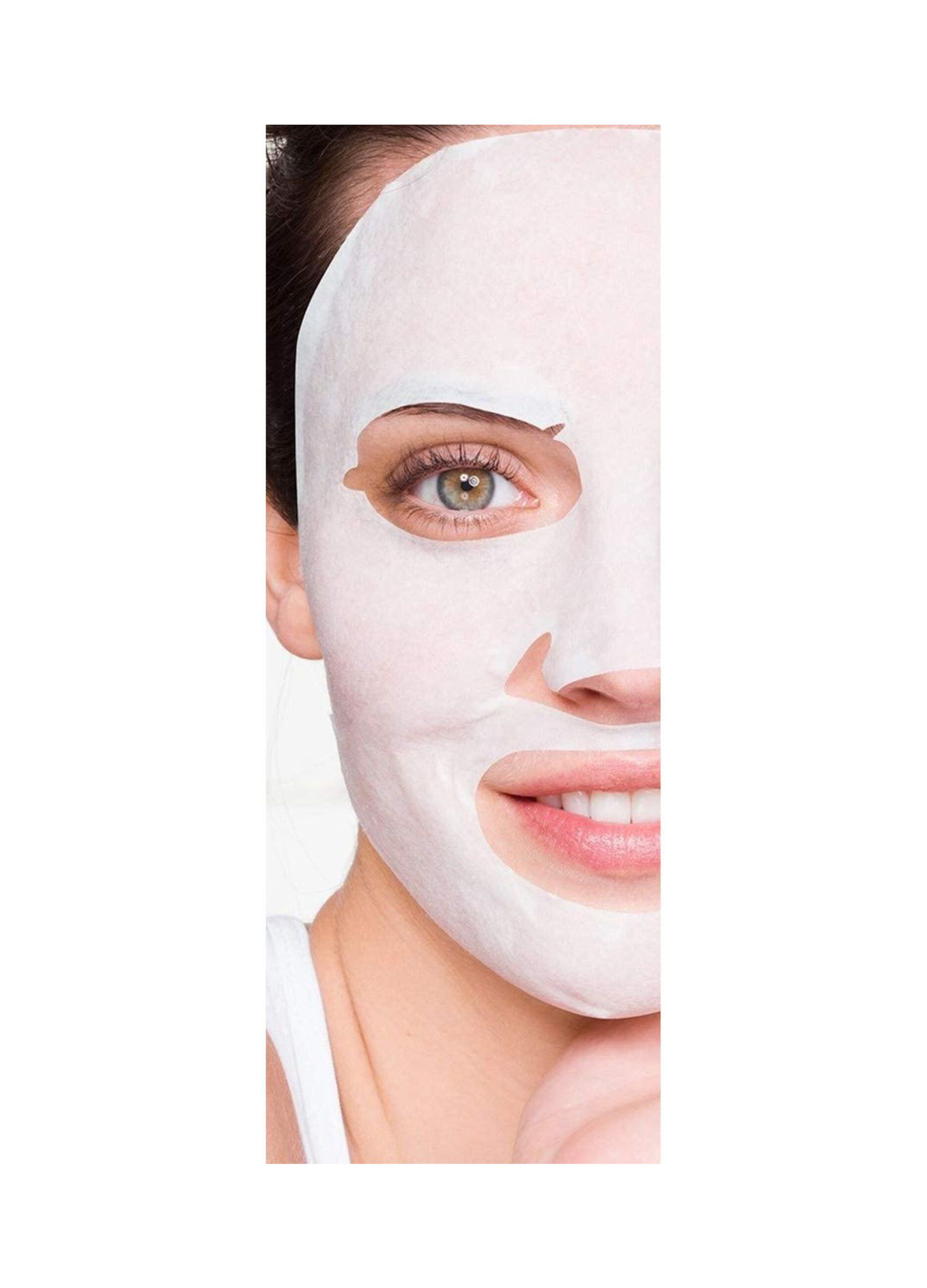 Garnier Maschera in Tessuto Nutriente Illuminante NutriBomb, Ideale per Pelli Secche e Spente, Arricchita con Latte di Cocco e Acido Ialuronico, 28 g._0