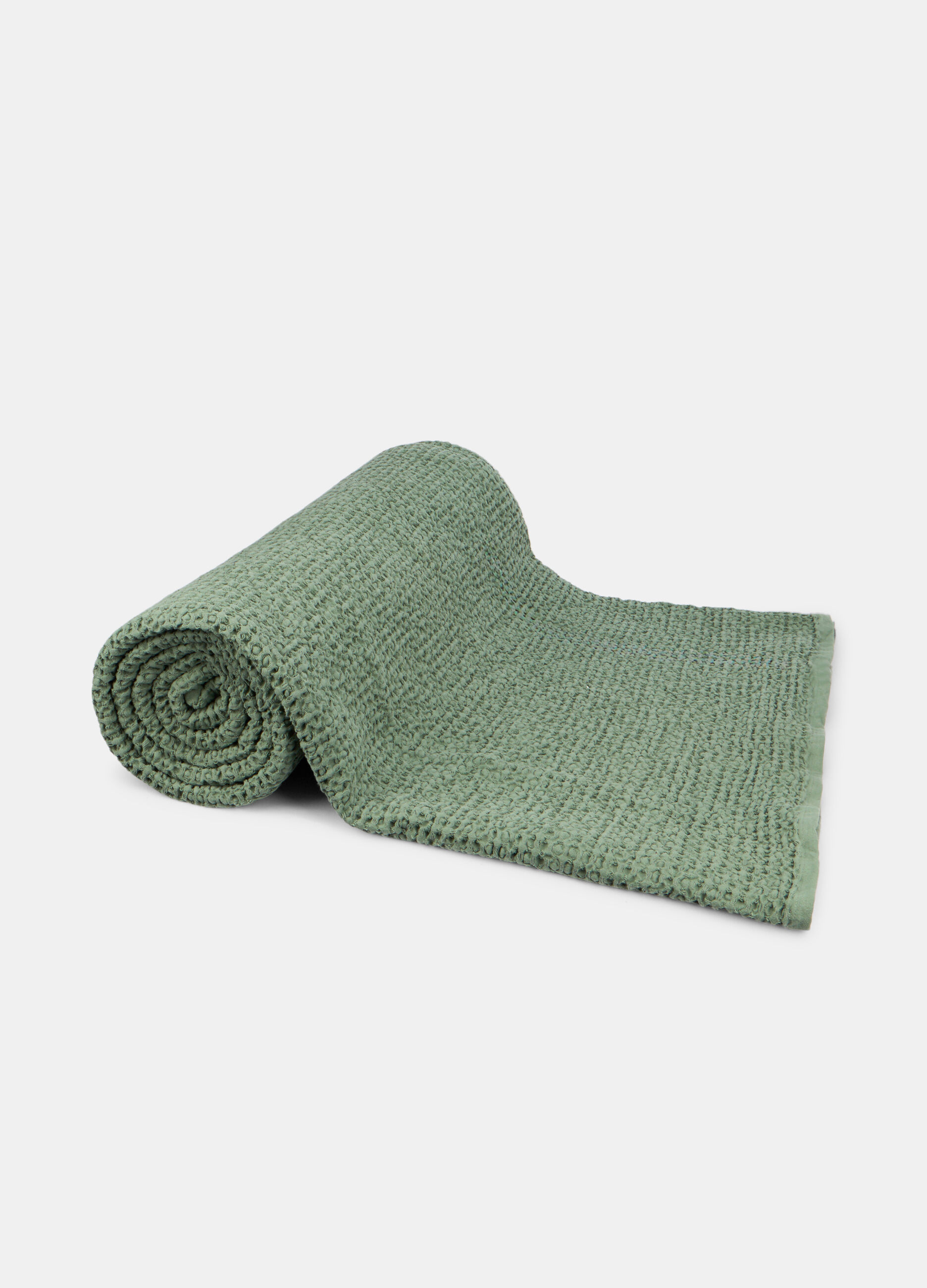Coperta singola in cotone a nido d'ape_1