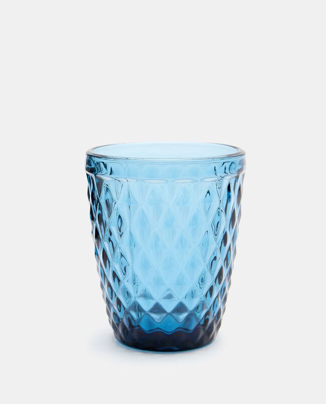 Bicchiere acqua in vetro colorato