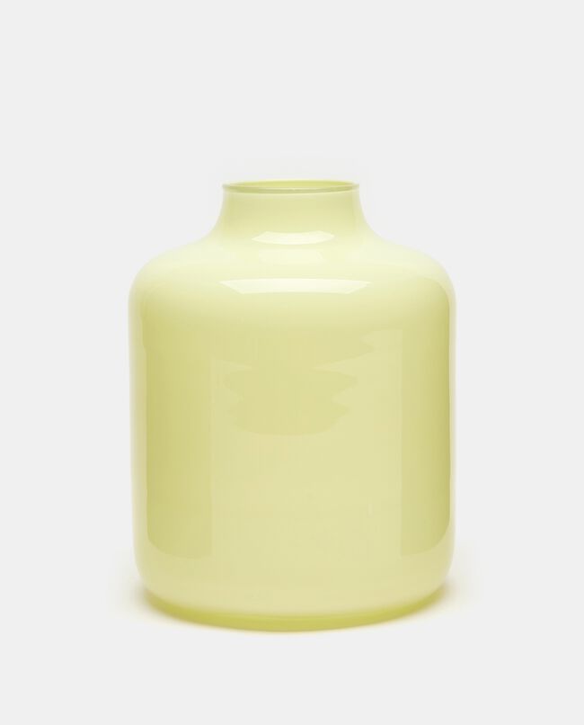 Vaso in ceramica giallo